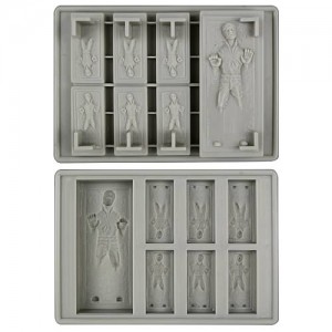 Star Wars Han Solo in Carbonite Silicon Tray