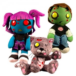 Creepy Cuddlers Series 2 Zombies Plush Set